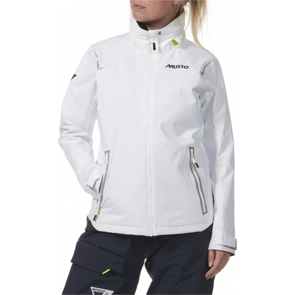2025 Musto Womens BR1 Solent Sailing Jacket 82404 - White